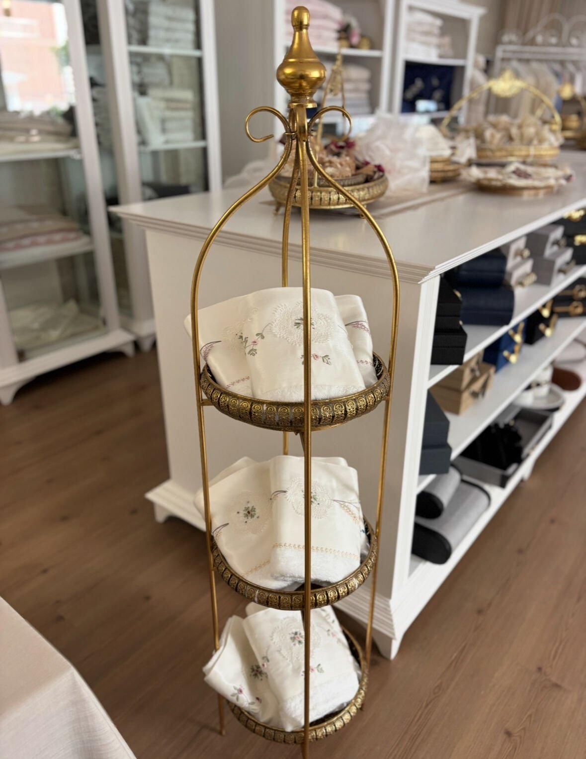 Üç Katlı Metal Aksesuar