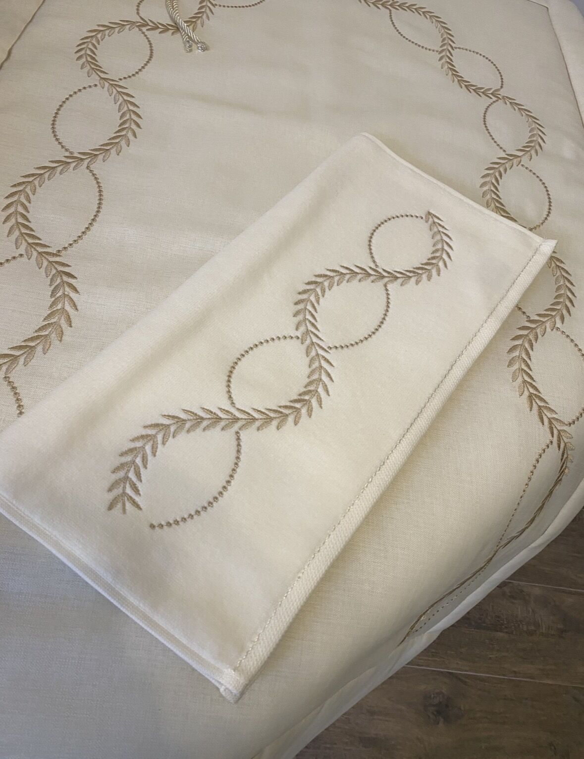 Nakışlı Seccade Takımı | Ekru&Bej