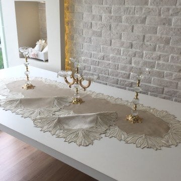 Fransız Dantelli Salon Takımı