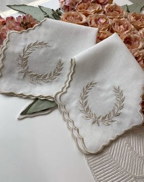 Nakışlı Ekmek Örtüsü | Gümüş