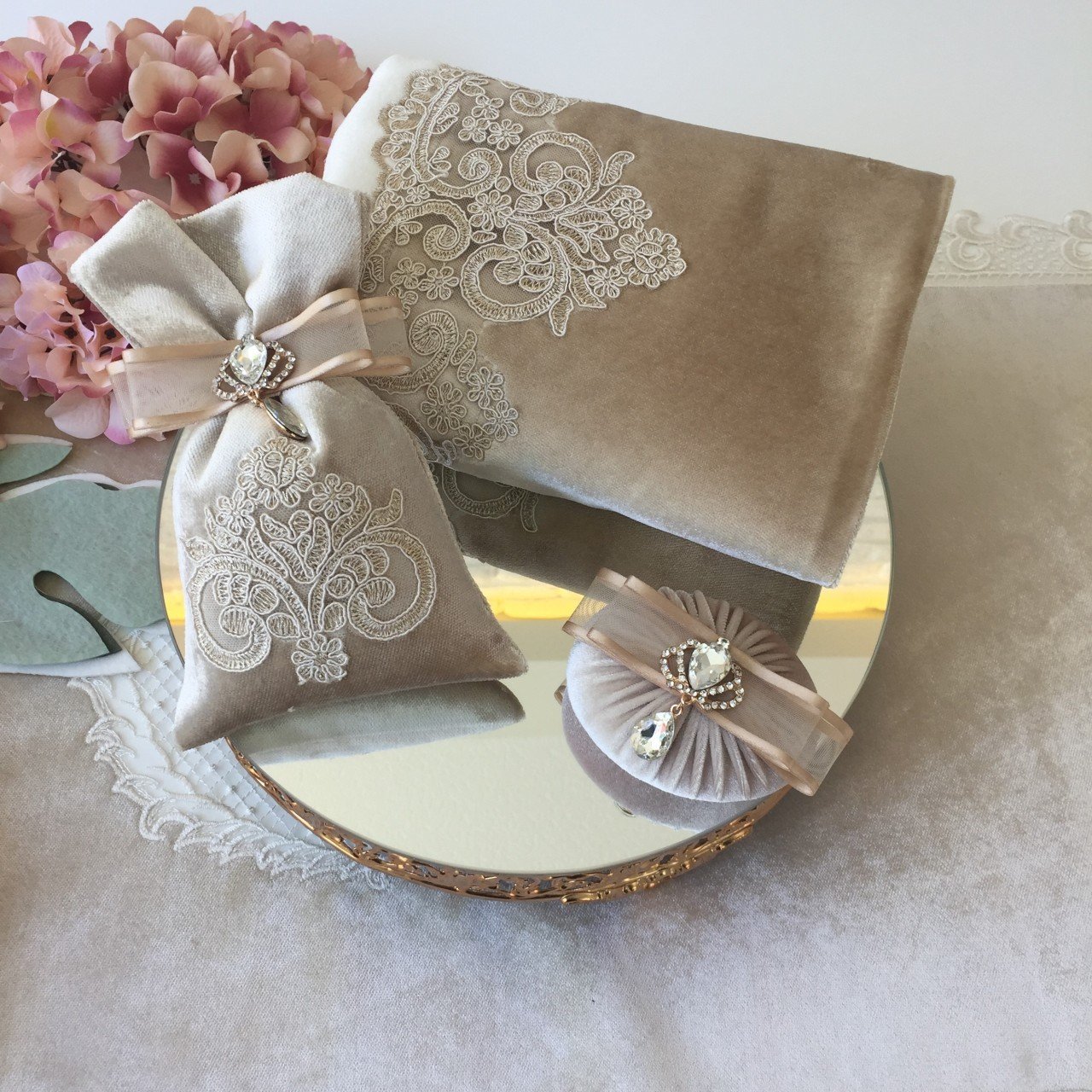 Kadife Hediye Seti | Cappuccino