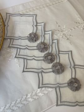 Taş Detaylı 2’li Kokteyl Peçete