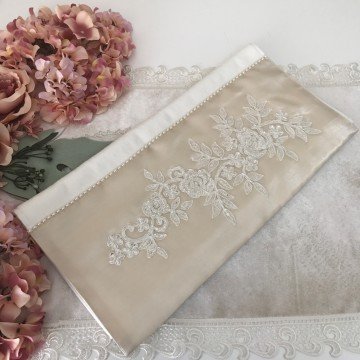 Fransız Dantelli Havlu | Ekru&Cappuccino