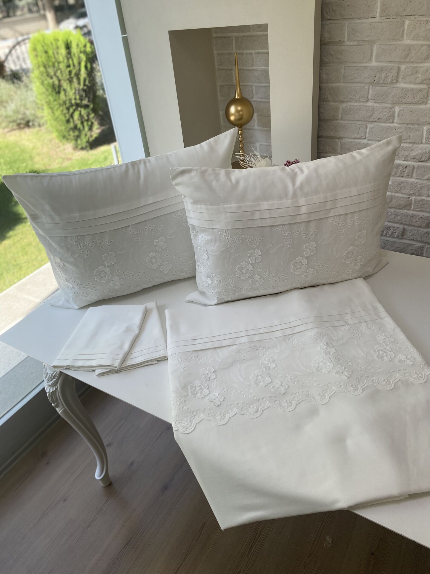 Fistolu Nevresim Takımı | Ekru