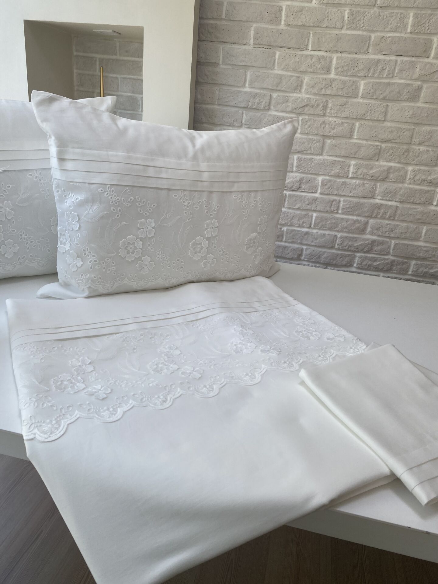 Fistolu Nevresim Takımı | Ekru