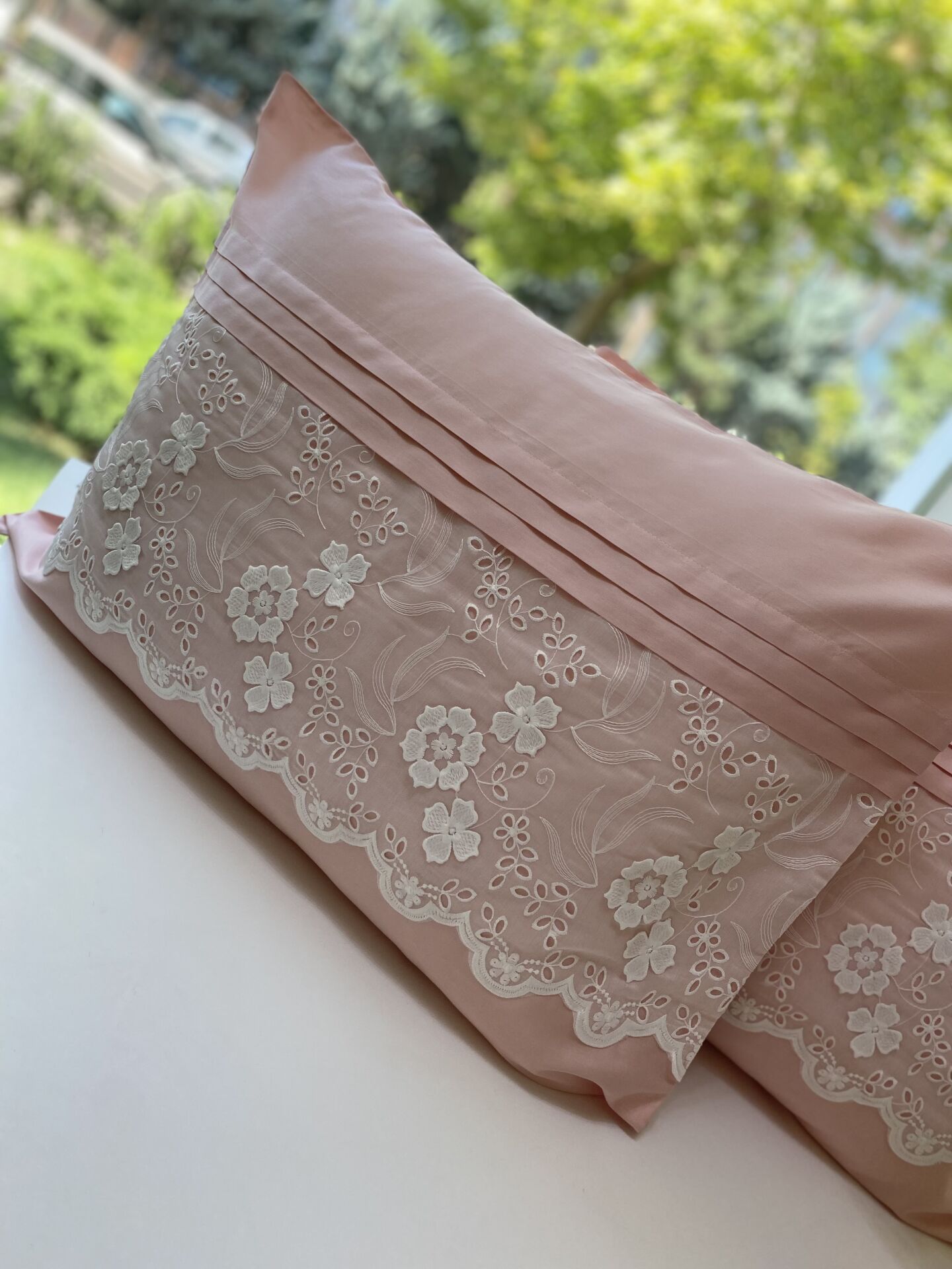 Fistolu Nevresim Takımı | Pudra